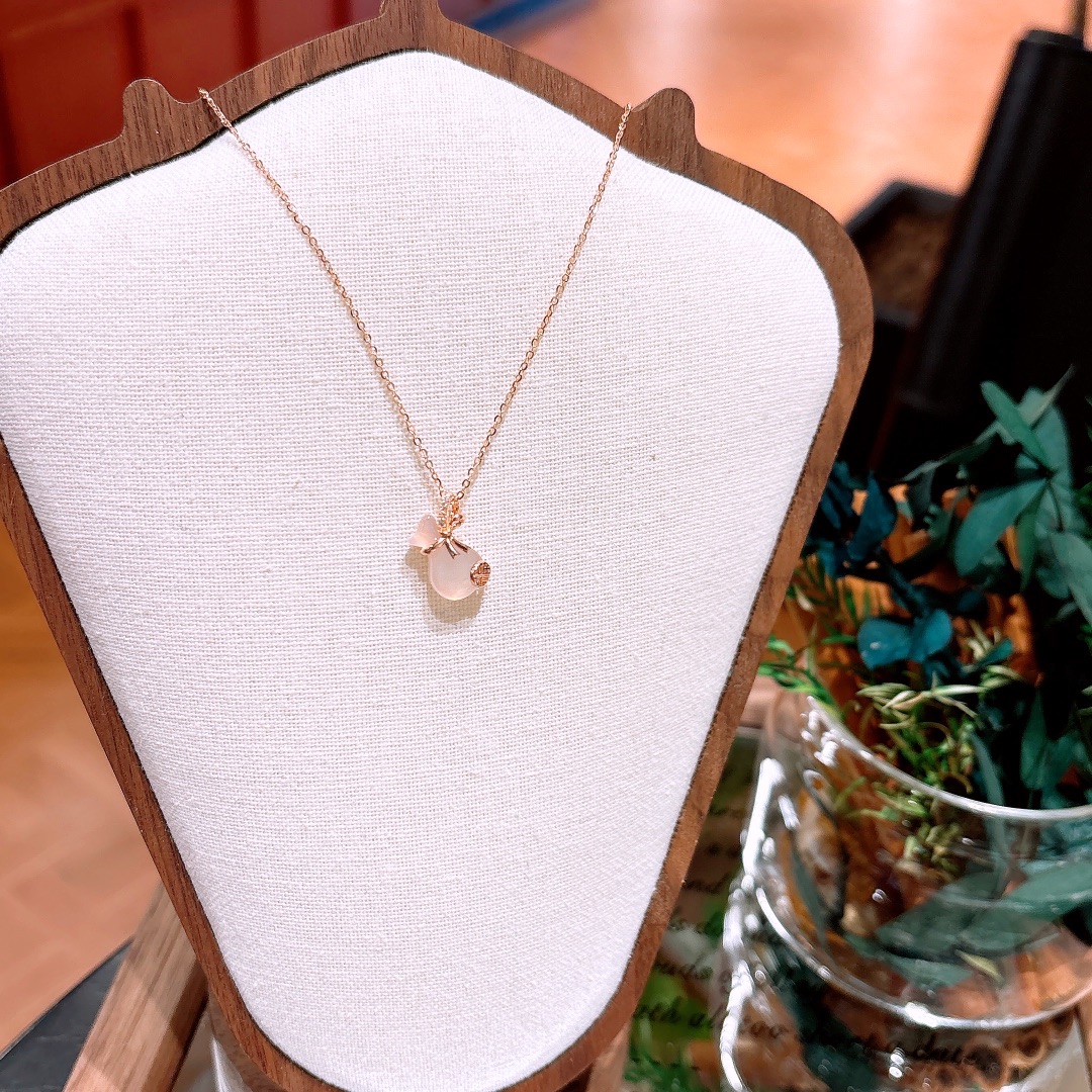 Fine Silver Necklace Minimalist Office Silver