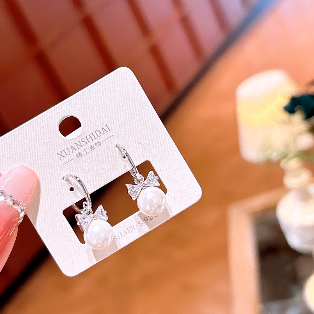 S925 Sterling Silver Ear Cuffs French Proposal Silver