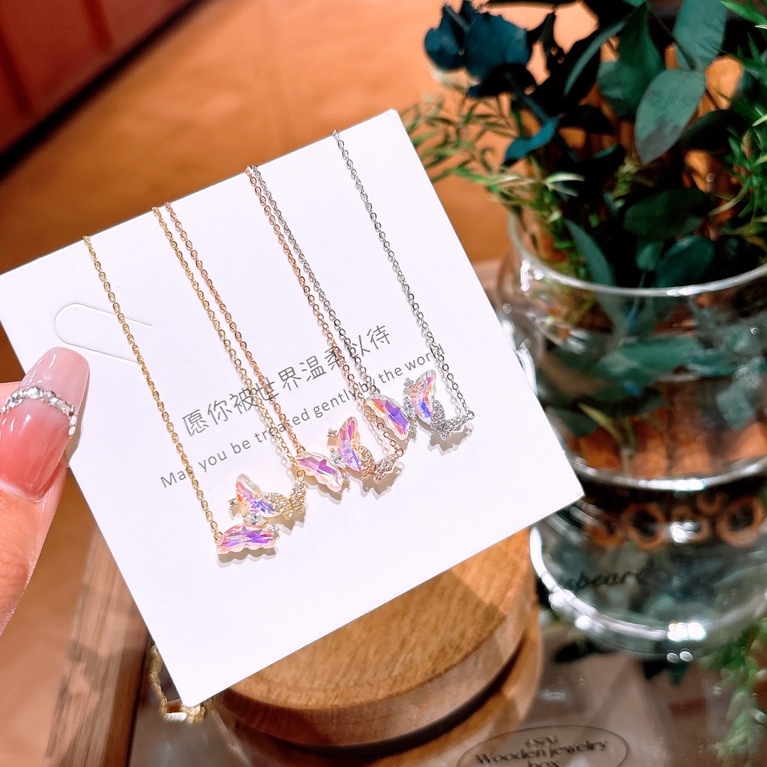 Hypoallergenic Silver Necklace Cute Christmas Silver