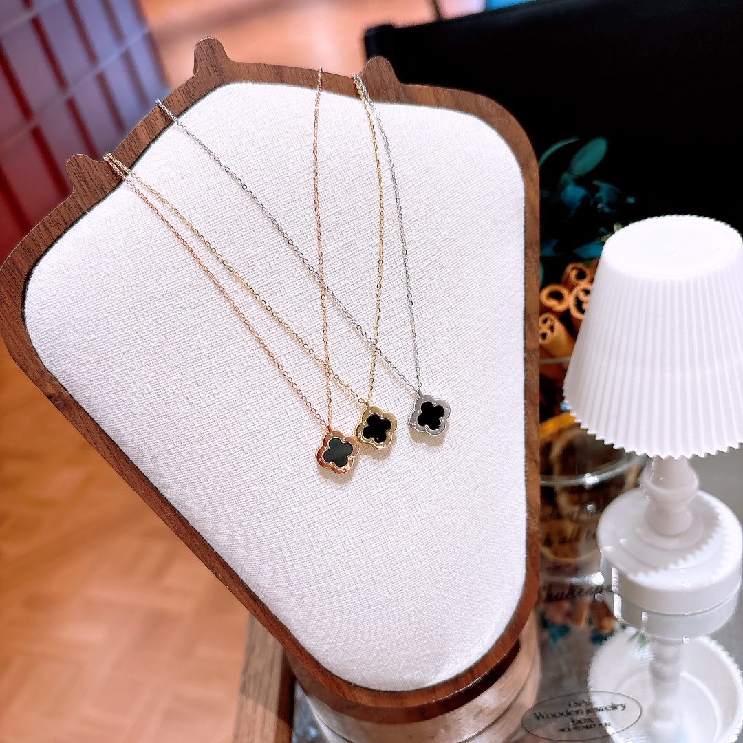 Fine Silver Necklace Korean Style Christmas Gold