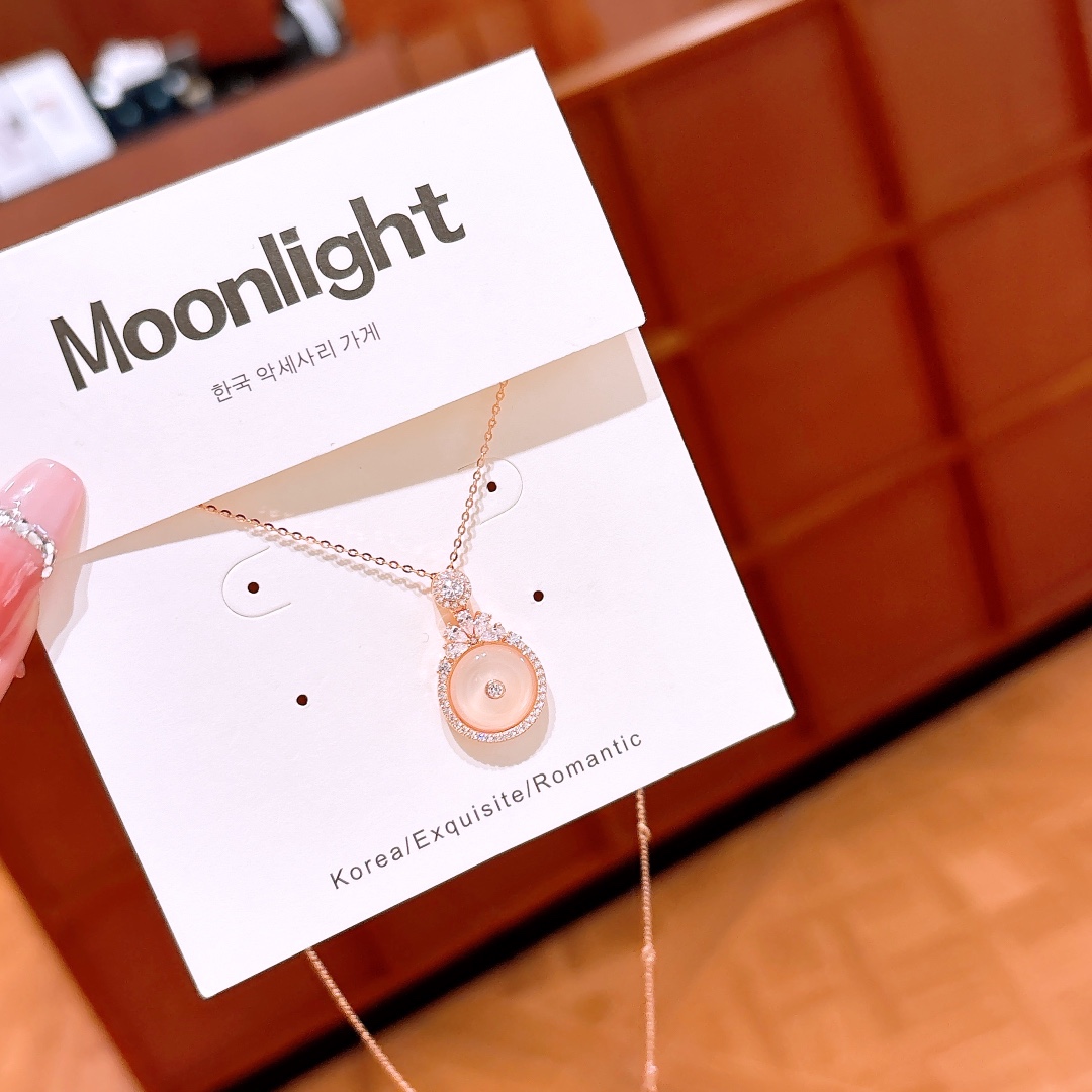 韓国風高品質シルバーネックレスシルバー ウェディングギフト