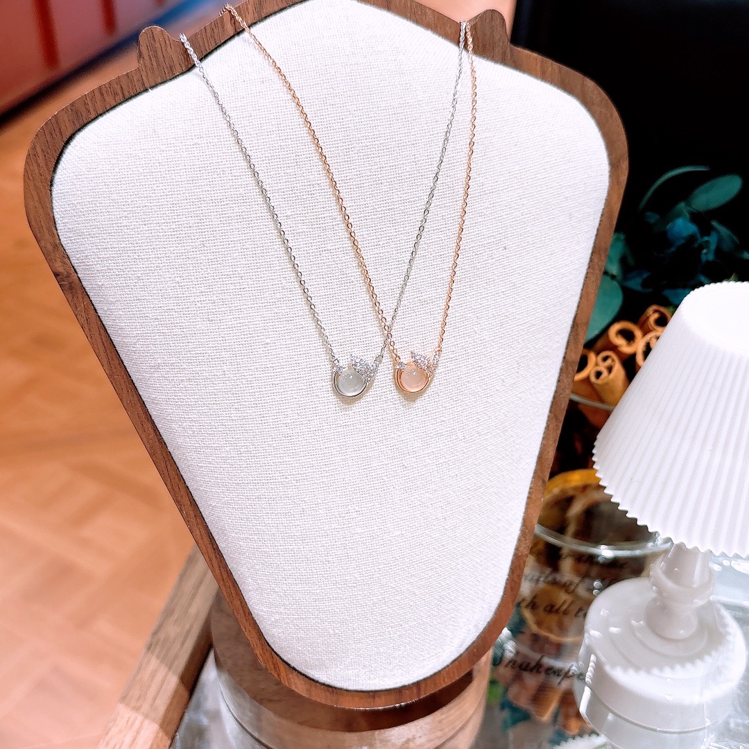 Fine Silver Necklace Playful Birthday Gold