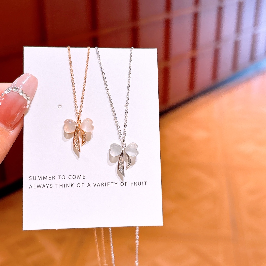 Low Allergy Silver Necklace Delicate Engagement Gold