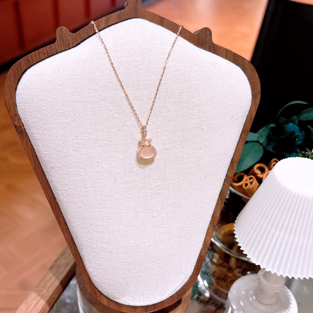 925 Silver Necklace Light Luxury Workplace Silver