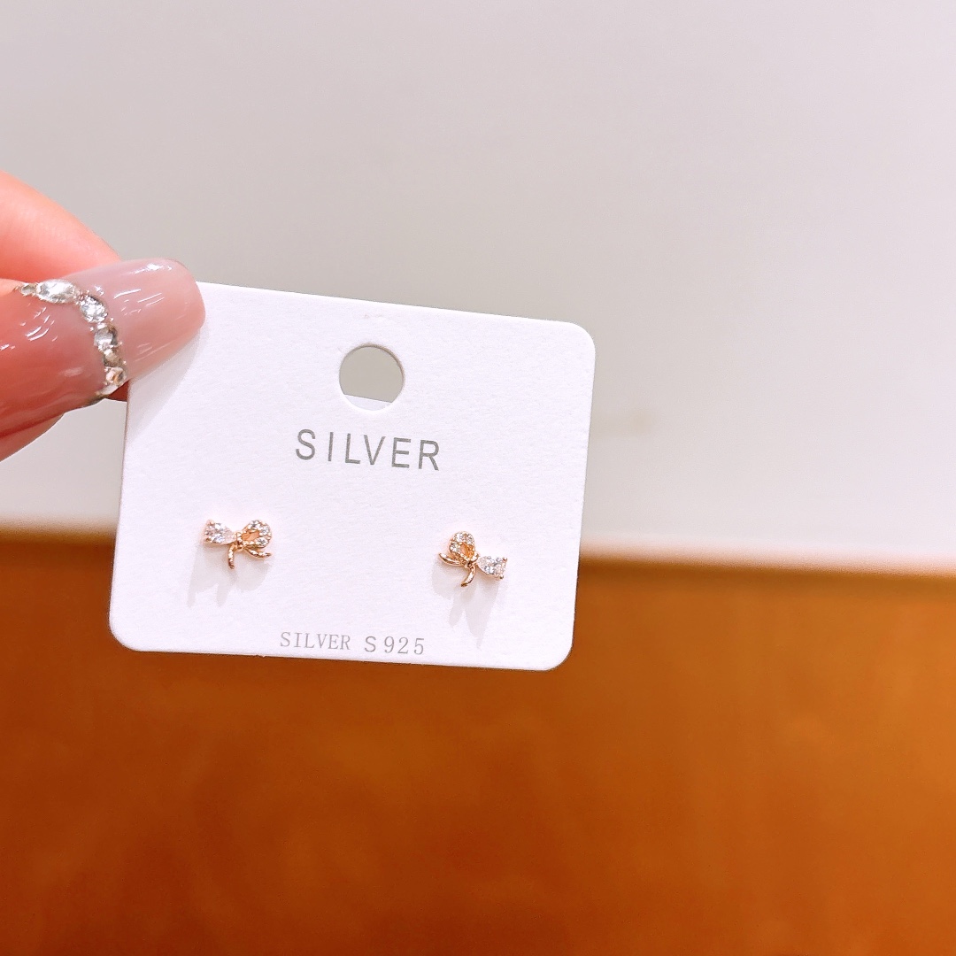 ユニークS925スターリングシルバーイヤリングシルバー 旅行