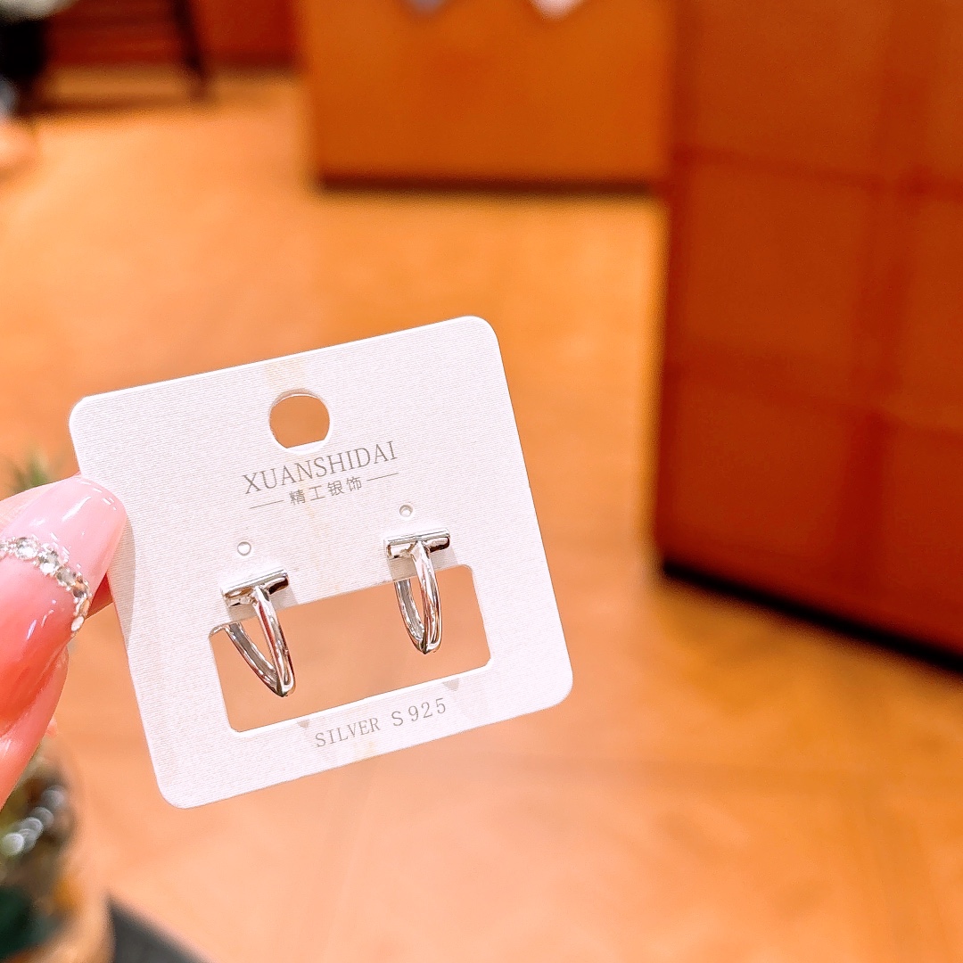 Hypoallergenic Silver Ear Cuffs Cute Anniversary Gold