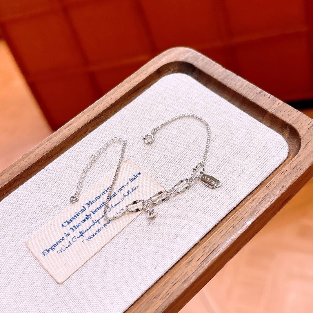 ミニマリスト925シルバーブレスレットゴールド 母の日