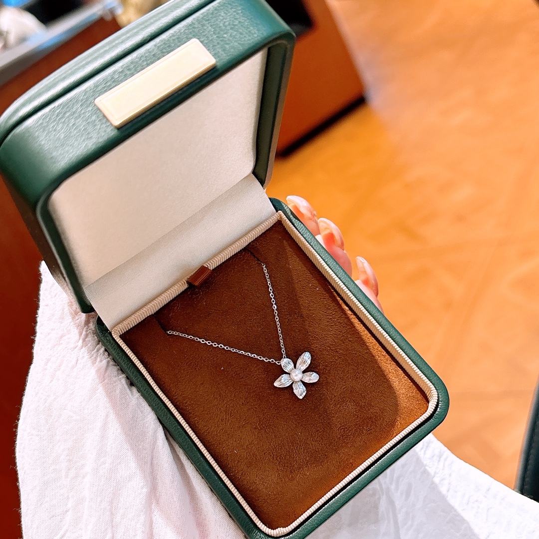 インスタ風S925スターリングシルバーネックレスゴールド 誕生日