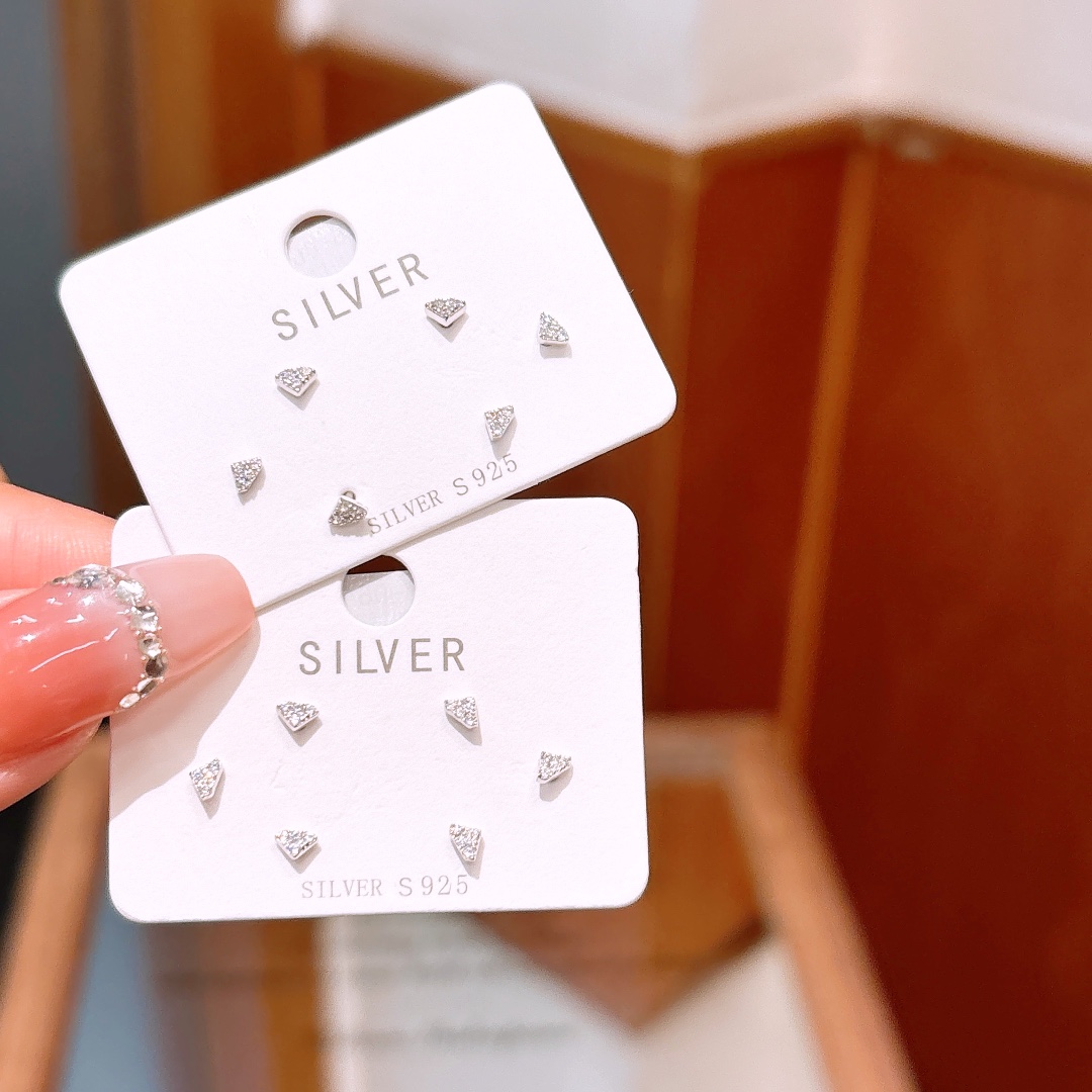 Hypoallergenic Silver Earrings Pure Christmas Silver