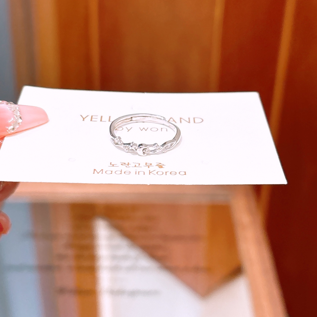 Low Allergy Silver Ring Pure Graduation Gold