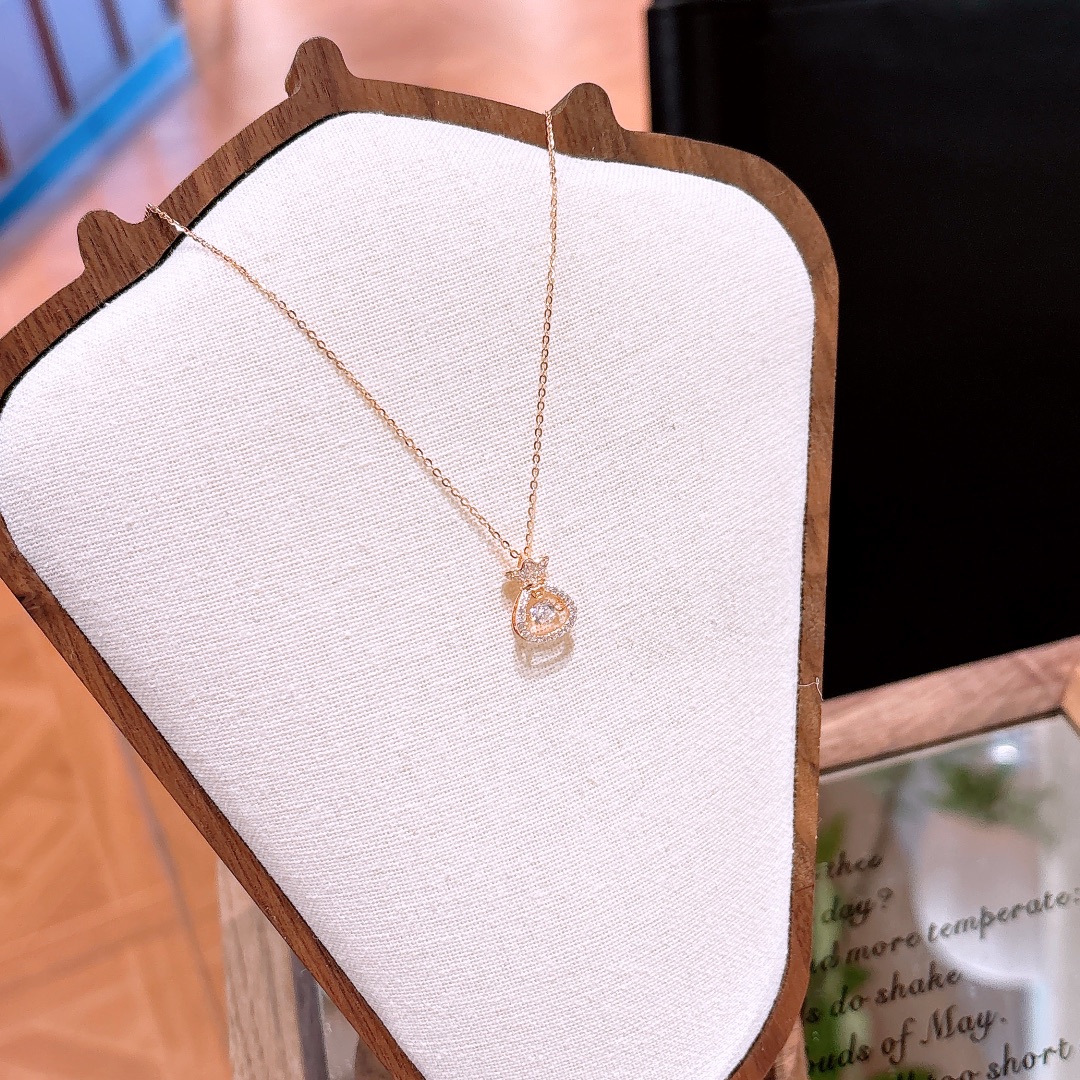 Fine Silver Necklace Precision Graduation Gold