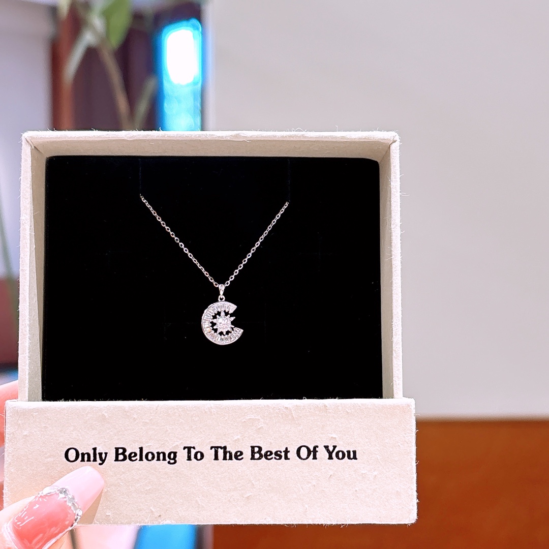 Hypoallergenes Silber Kette Koreanischer Stil Verlobung Silber