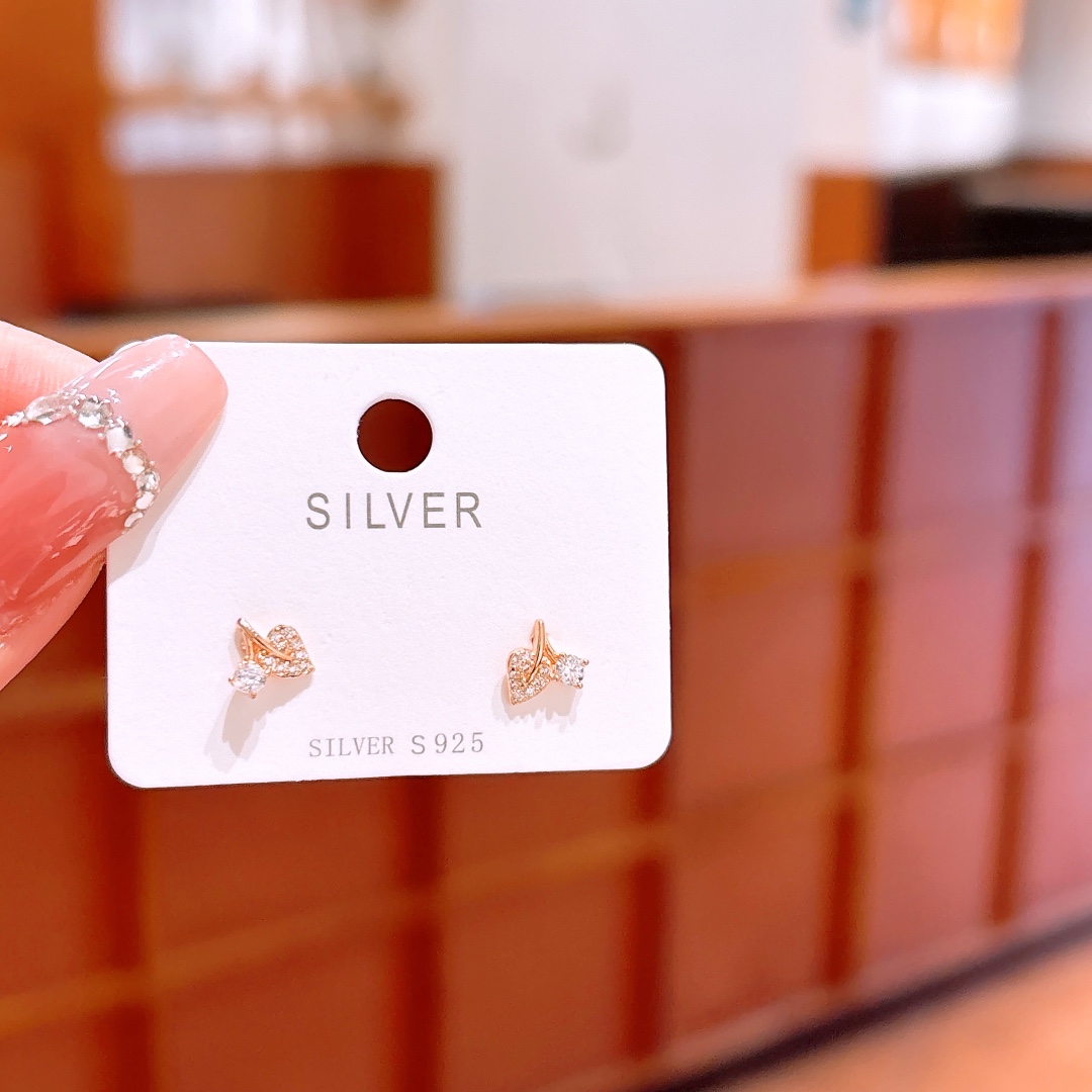 Massivsilber Ohrringe Niedlich Muttertag Silber