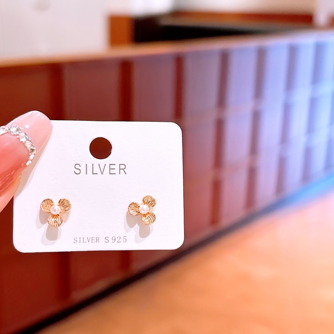 Low Allergy Silver Earrings Elegant Bestie Gift Silver