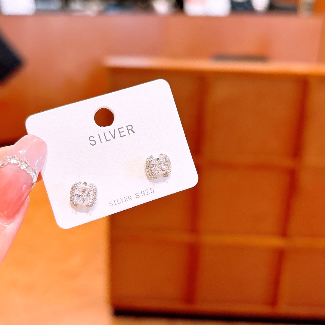 High Polish Silver Earrings Premium Wedding Gold