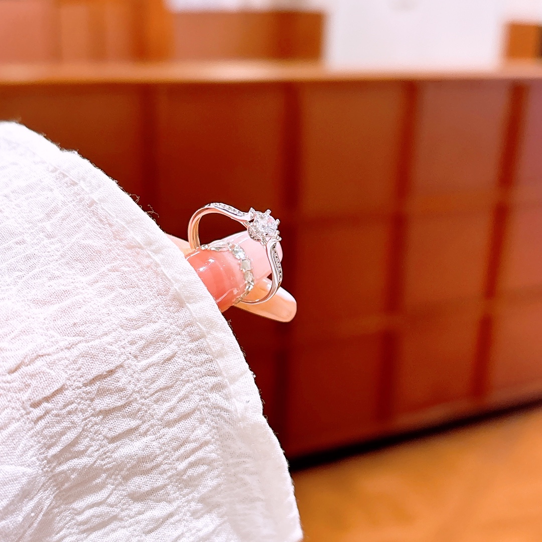 Low Allergy Silver Ring Premium Father's Day Gold