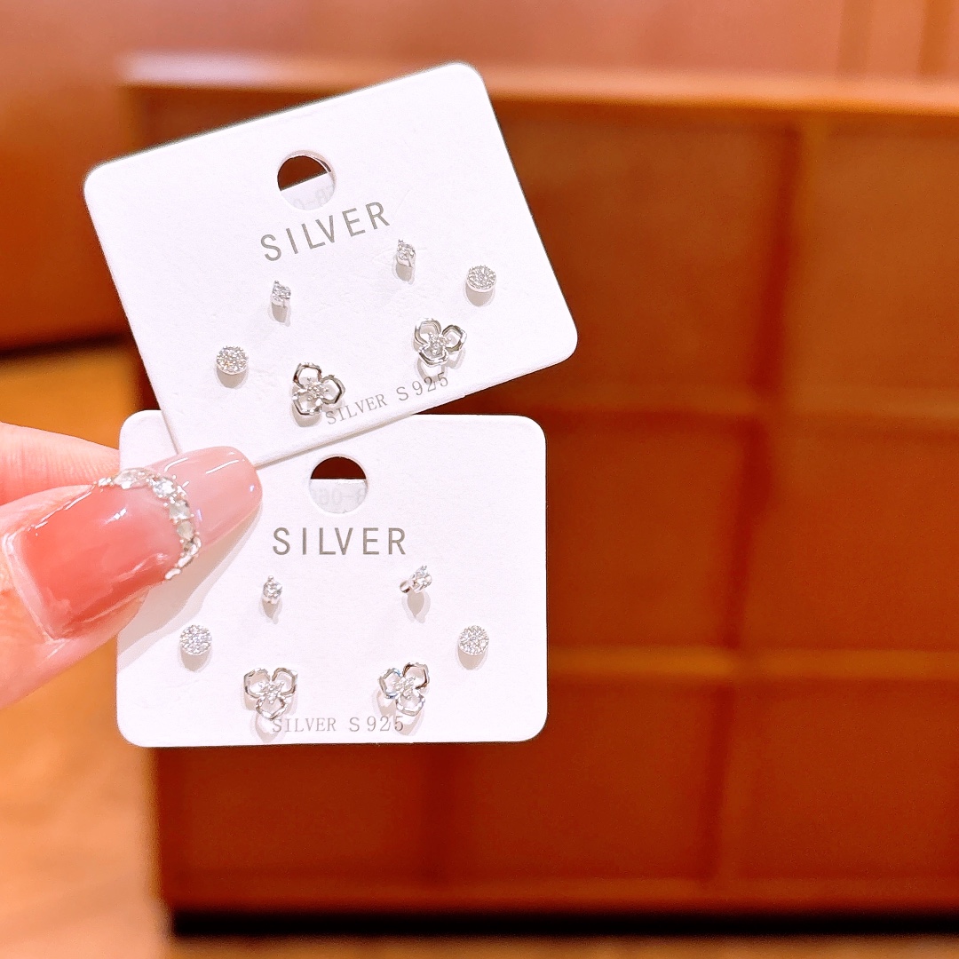 Low Allergy Silver Earrings Precision Housewarming Silver