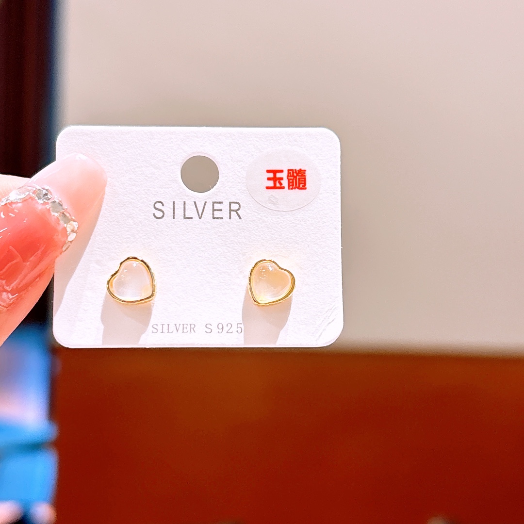 925 Silver Earrings Soft Everyday Wear Gold