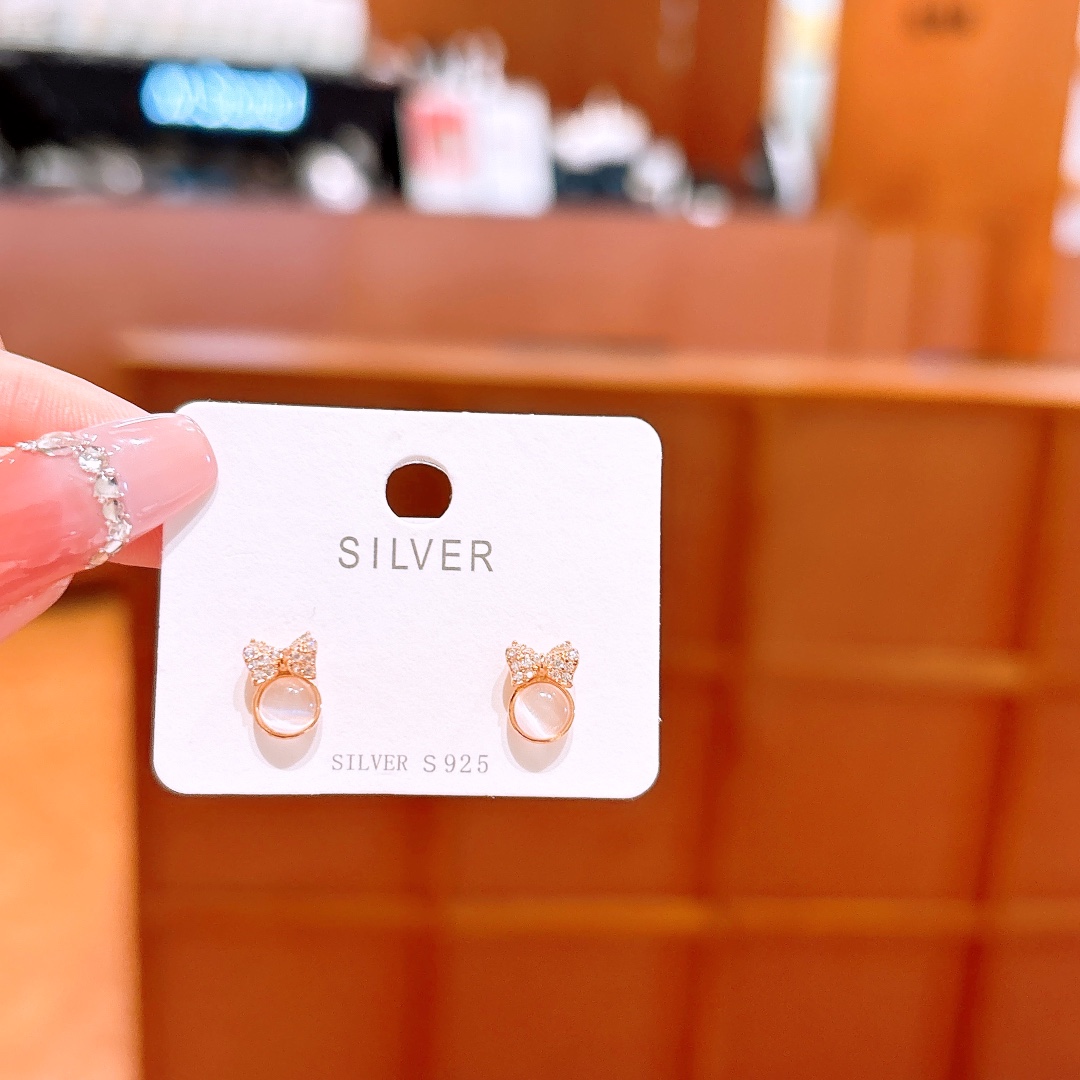 High Polish Silver Earrings Sweet Date Night Silver