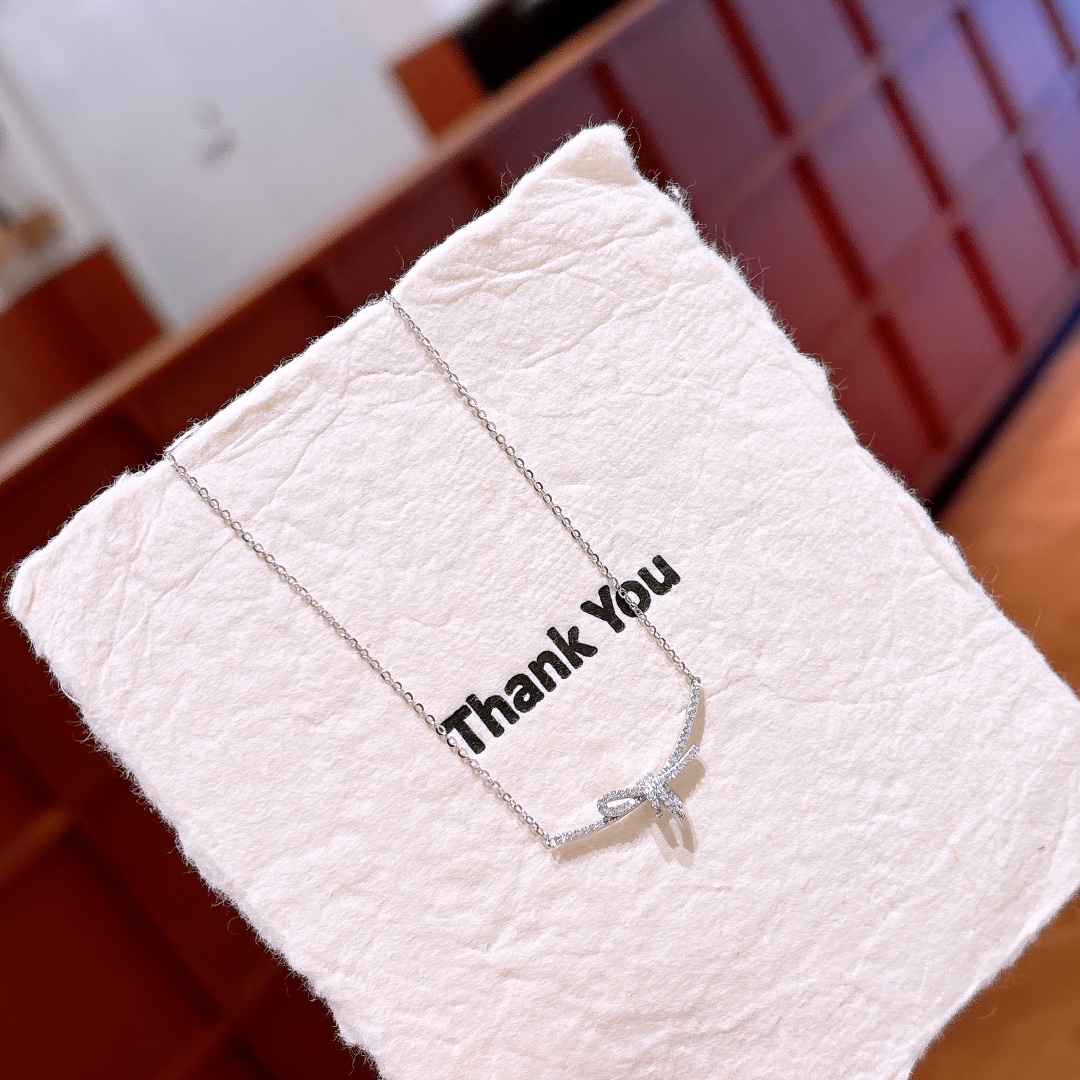 High Polish Silver Necklace Ins Style Annual Party Gold