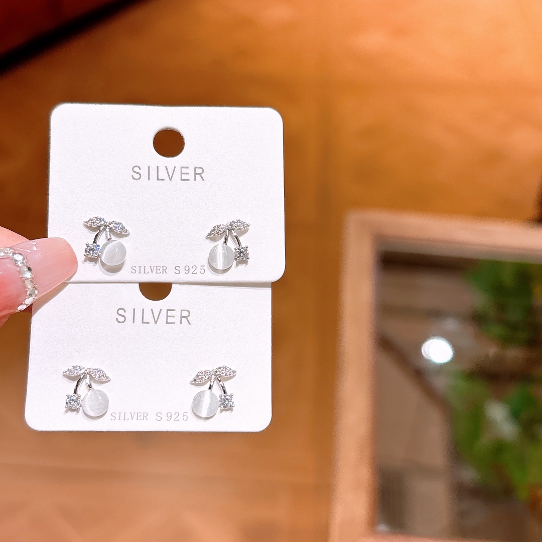 Solid Silver Earrings Playful Birthday Gold