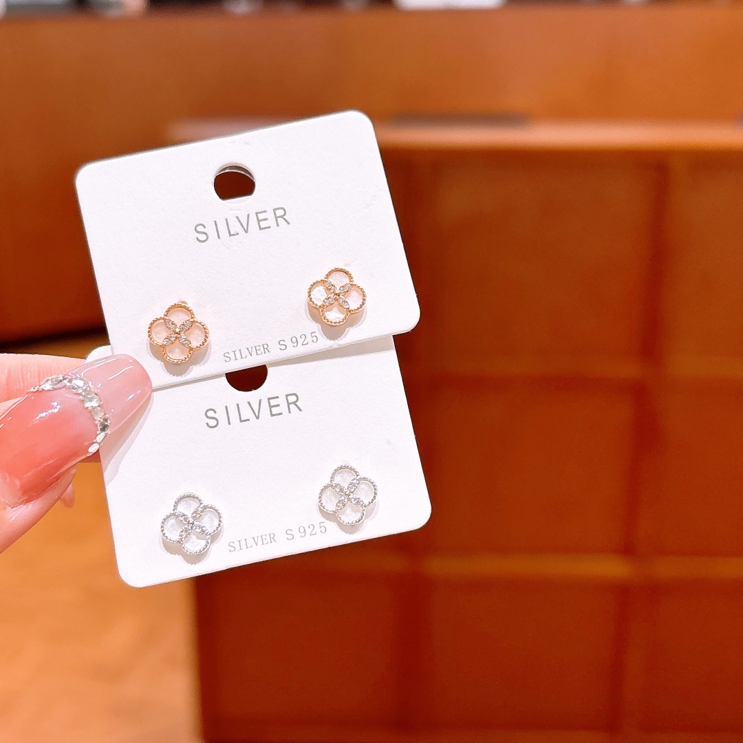 S925 Sterlingsilber Ohrringe Süß & cool Lehrertag Silber