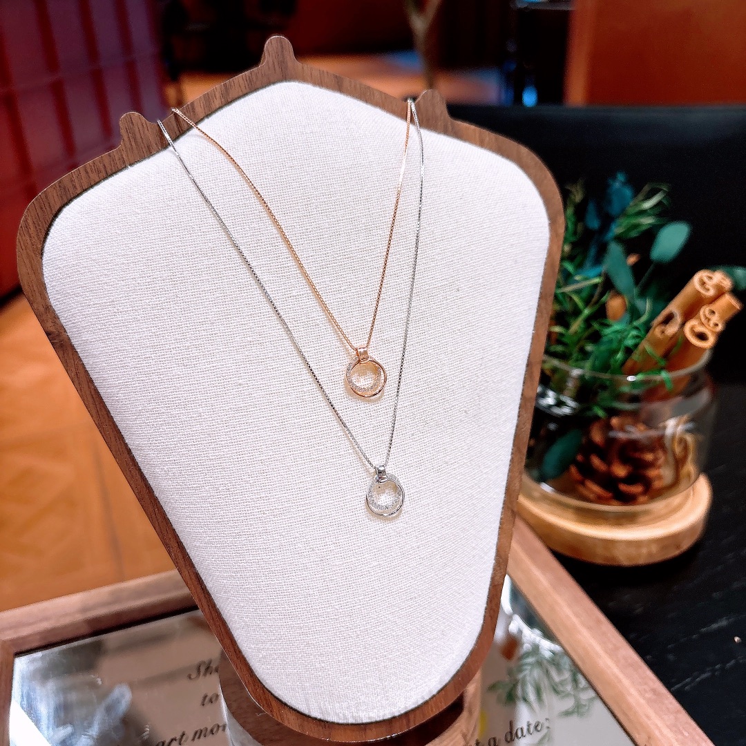 S925 Sterling Silver Necklace Ethereal Bestie Gift Silver