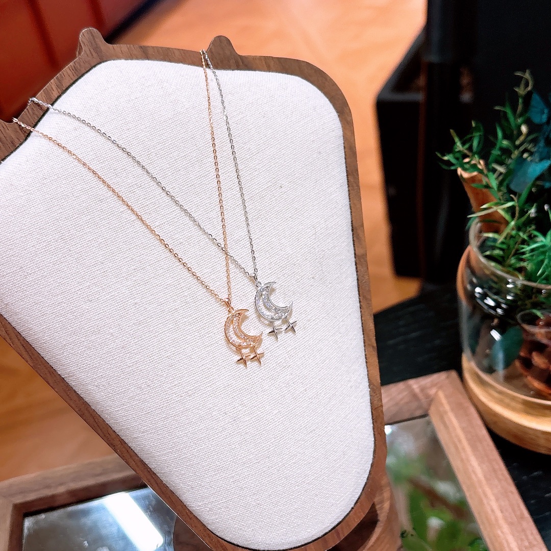 Hypoallergenic Silver Necklace Minimalist Wedding Gold