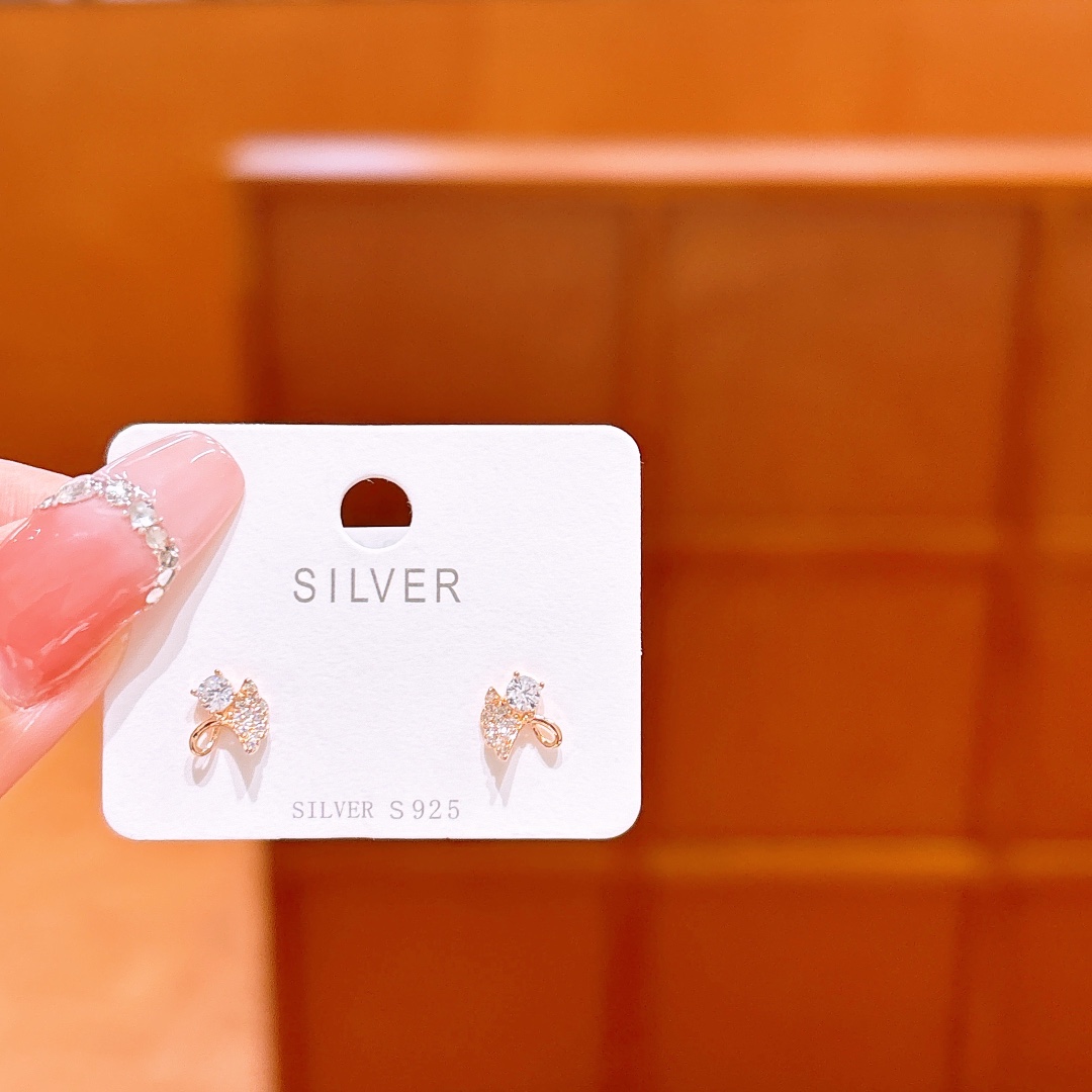 Solid Silver Earrings Lively Annual Party Gold