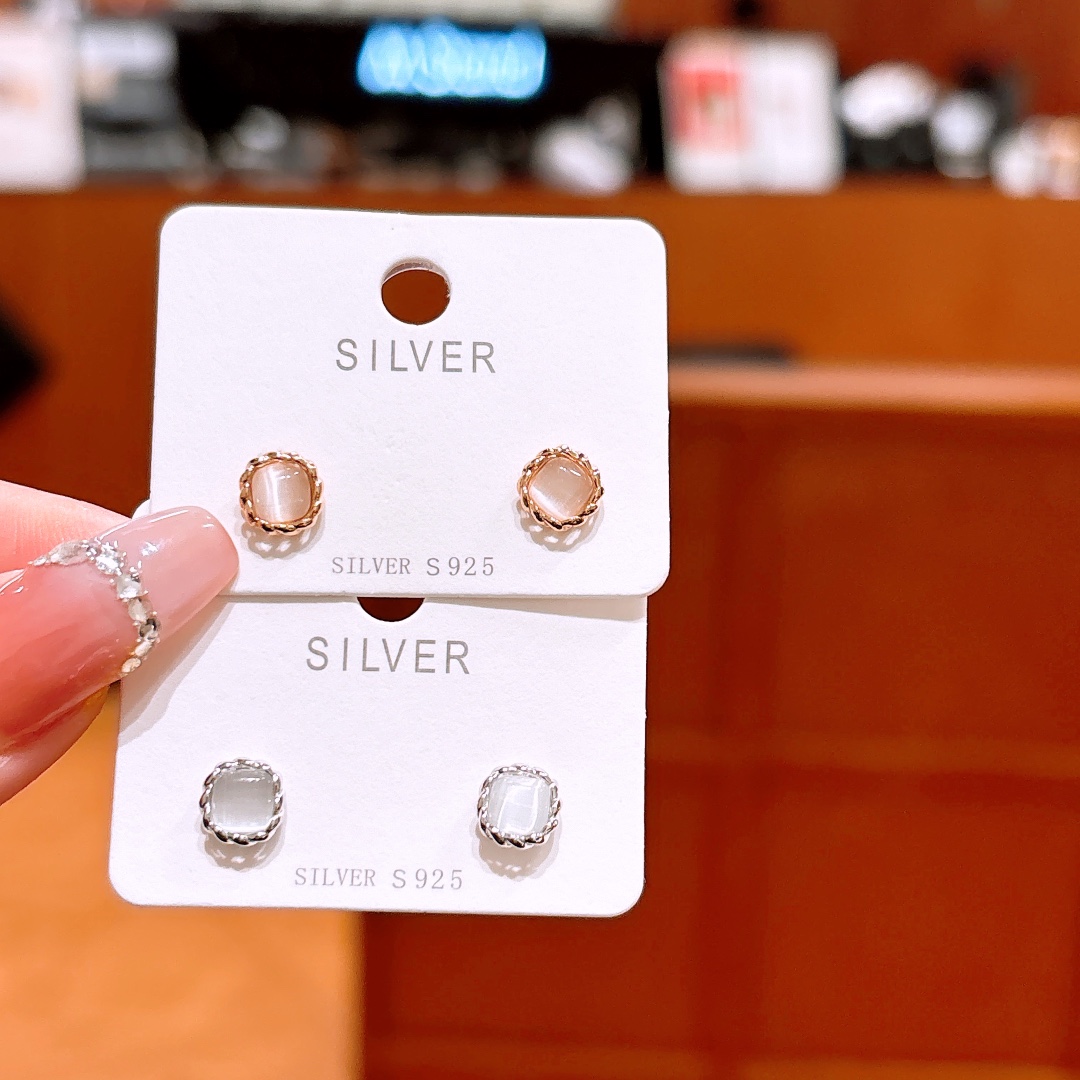 Fine Silver Earrings Ethereal Annual Party Silver