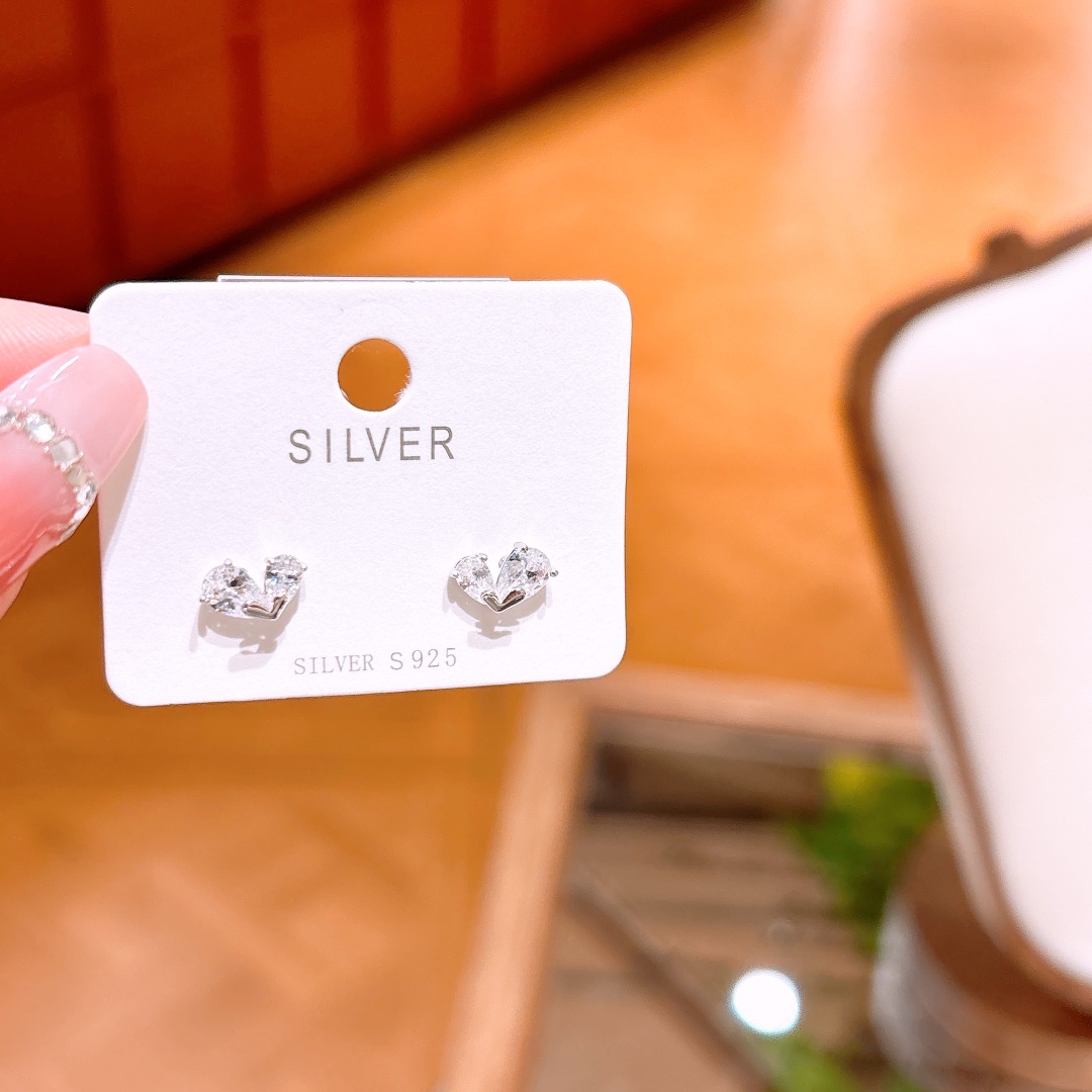 Hypoallergenic Silver Earrings Intellectual Workplace Silver