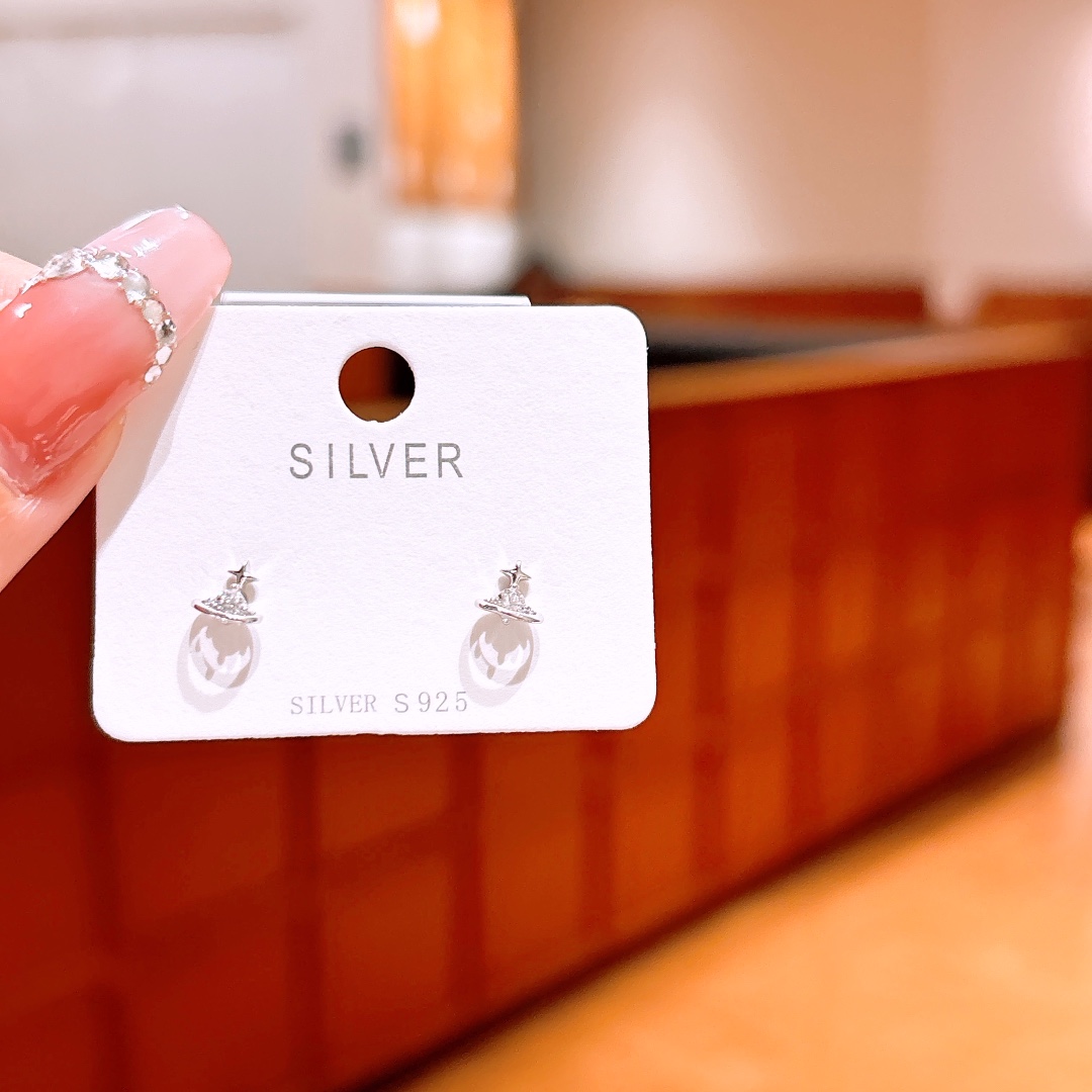 ミニマル低アレルギー銀イヤリングシルバー 旅行