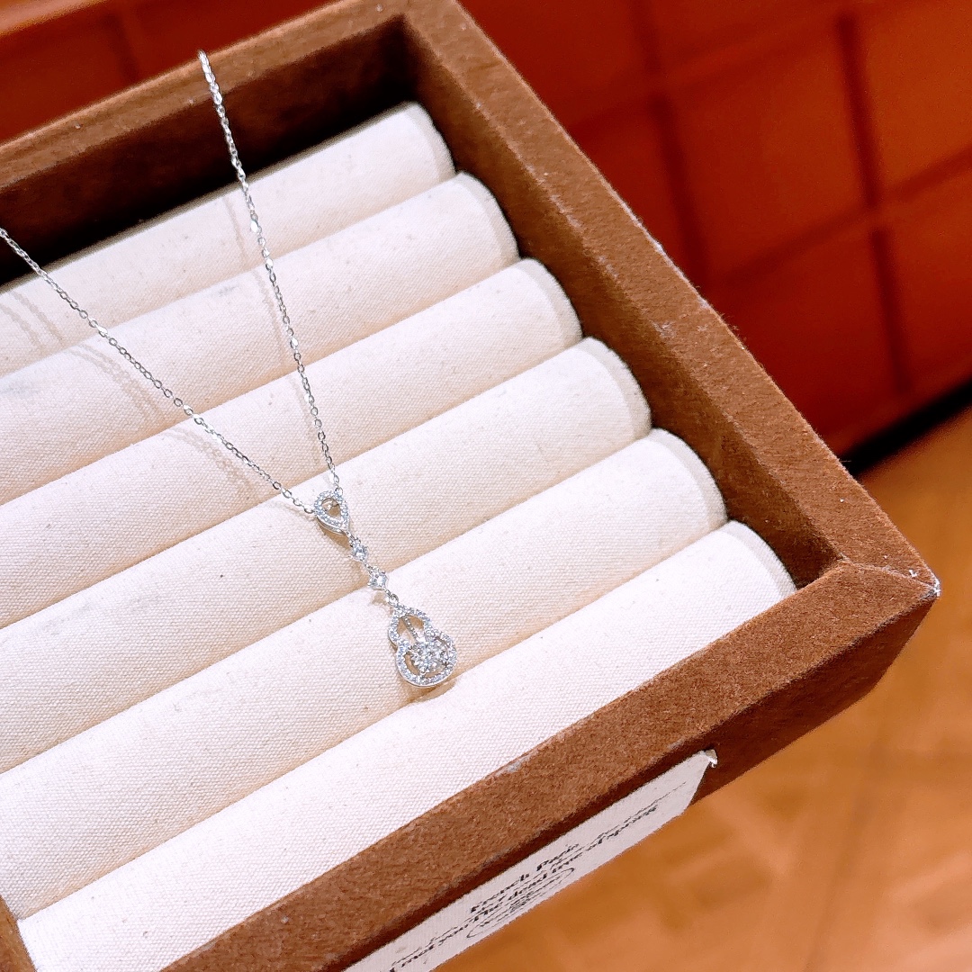 Nickel Free Silver Moissanite Necklace Gentle Anniversary Gold