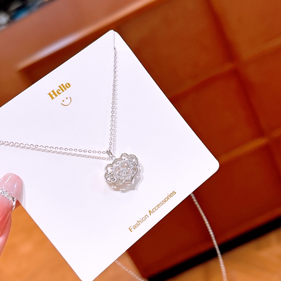 High Polish Silver Necklace Unique Everyday Wear Gold