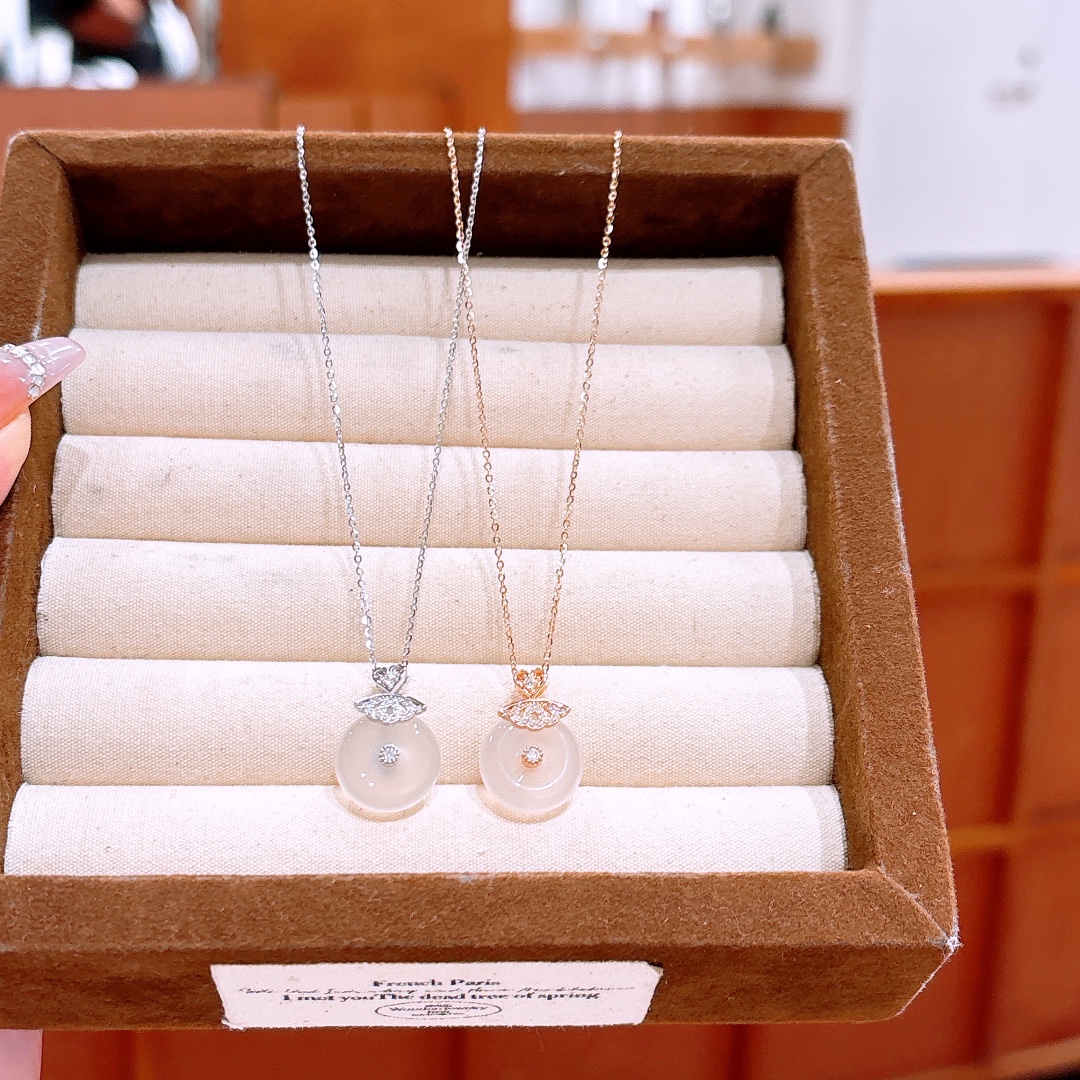 High Polish Silver Necklace Pure New Year Silver