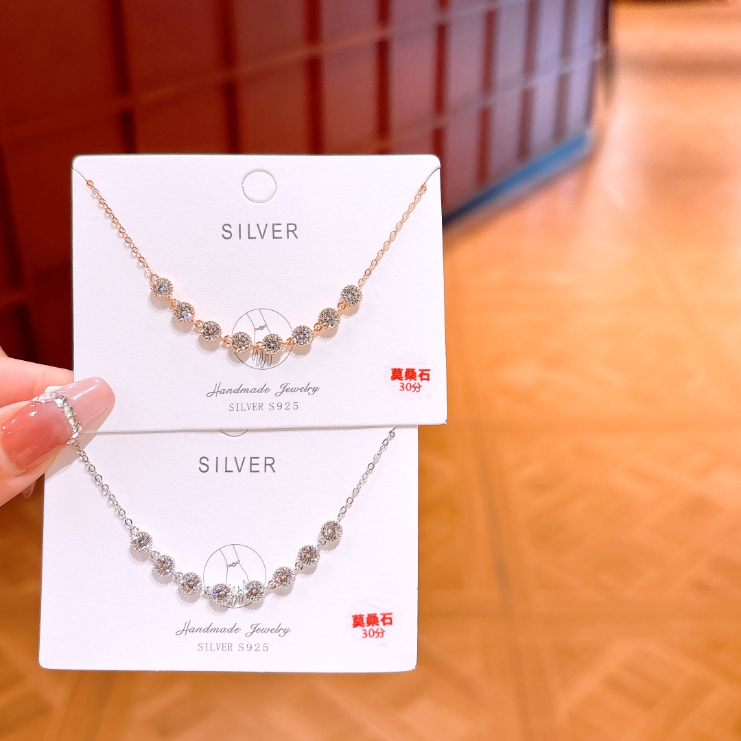 925 Silver Moissanite Bracelet Ethereal Graduation Silver