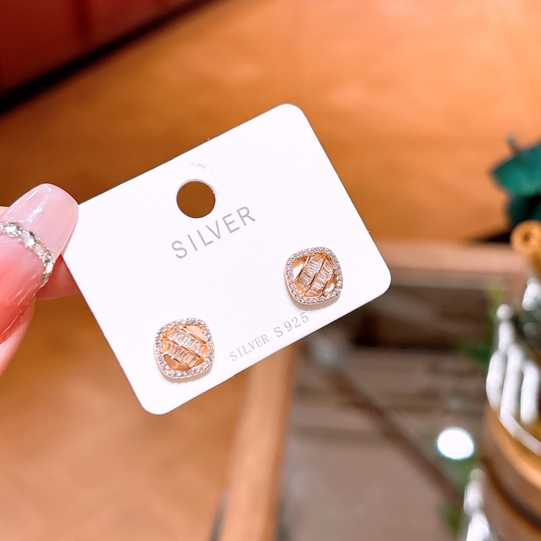 Fine Silver Earrings Elegant Self-love Silver