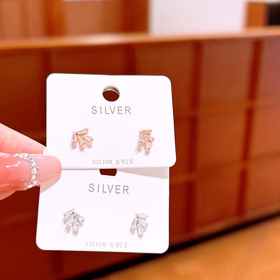 Fine Silver Earrings Artistic Proposal Gold