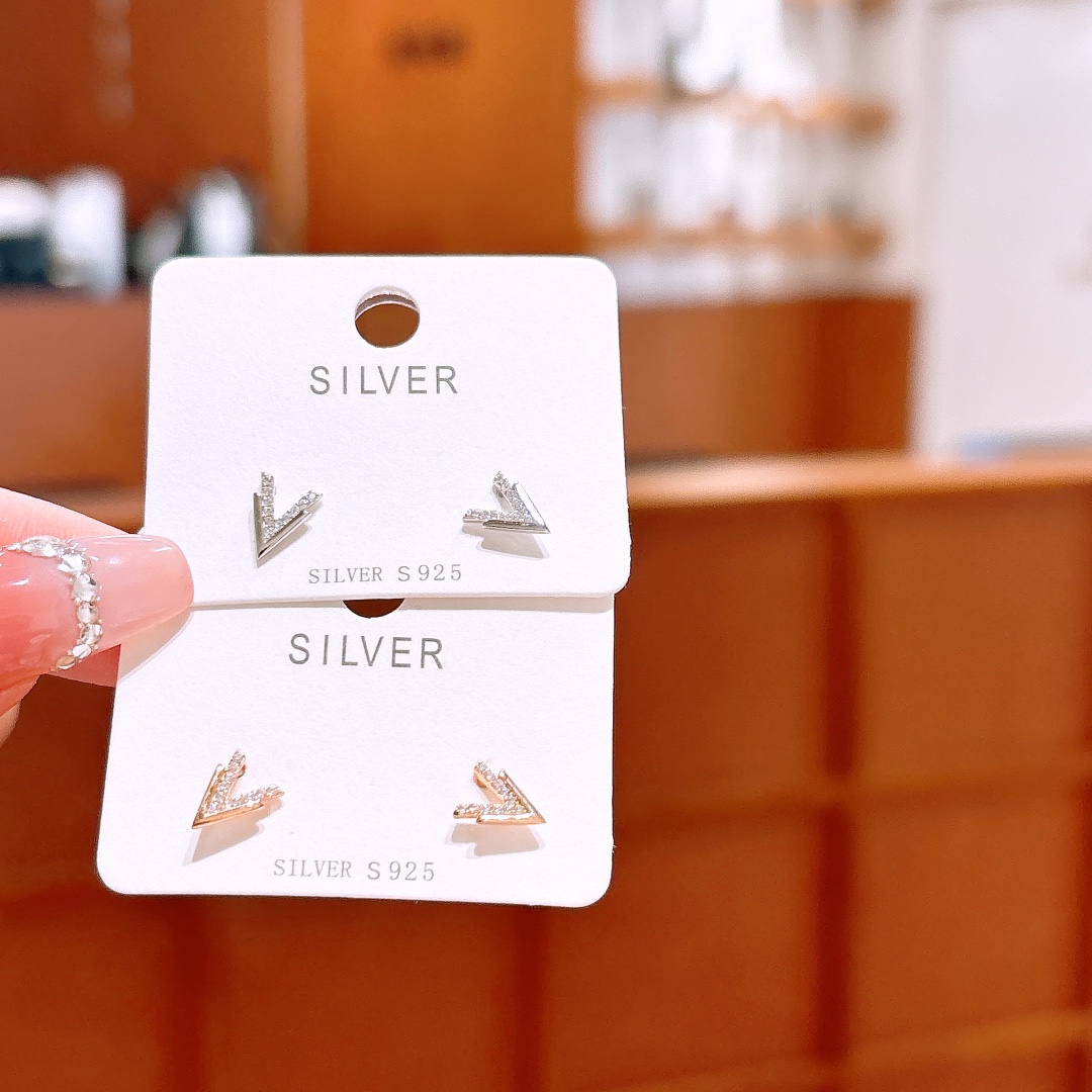 Nickel Free Silver Earrings Playful New Year Gold