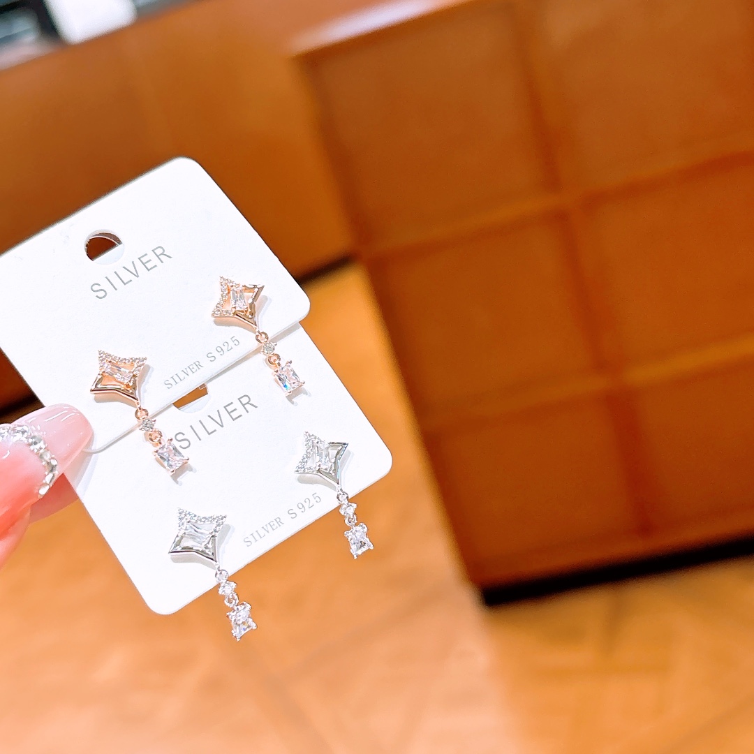 Low Allergy Silver Earrings Fresh Father's Day Silver