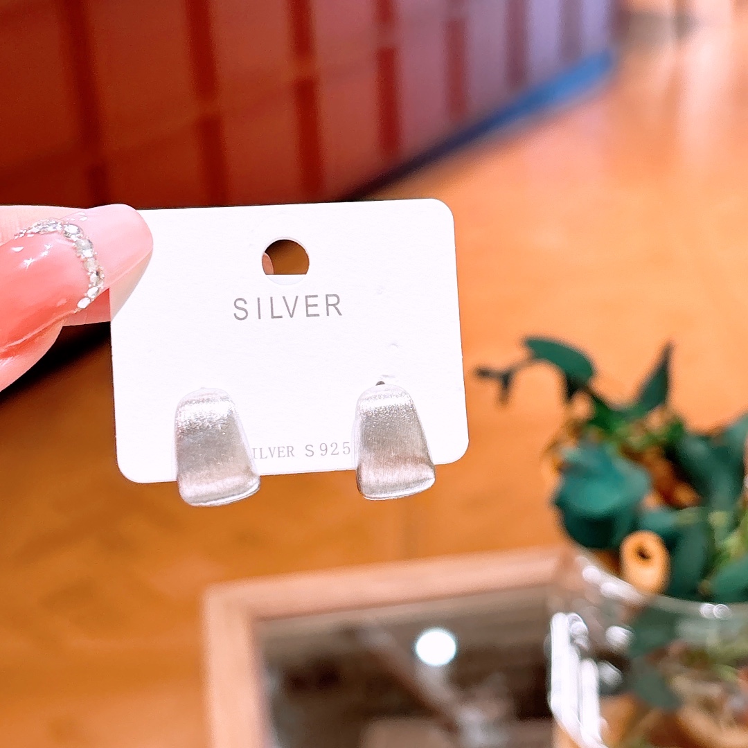 925 Silver Earrings Lively Father's Day Gold