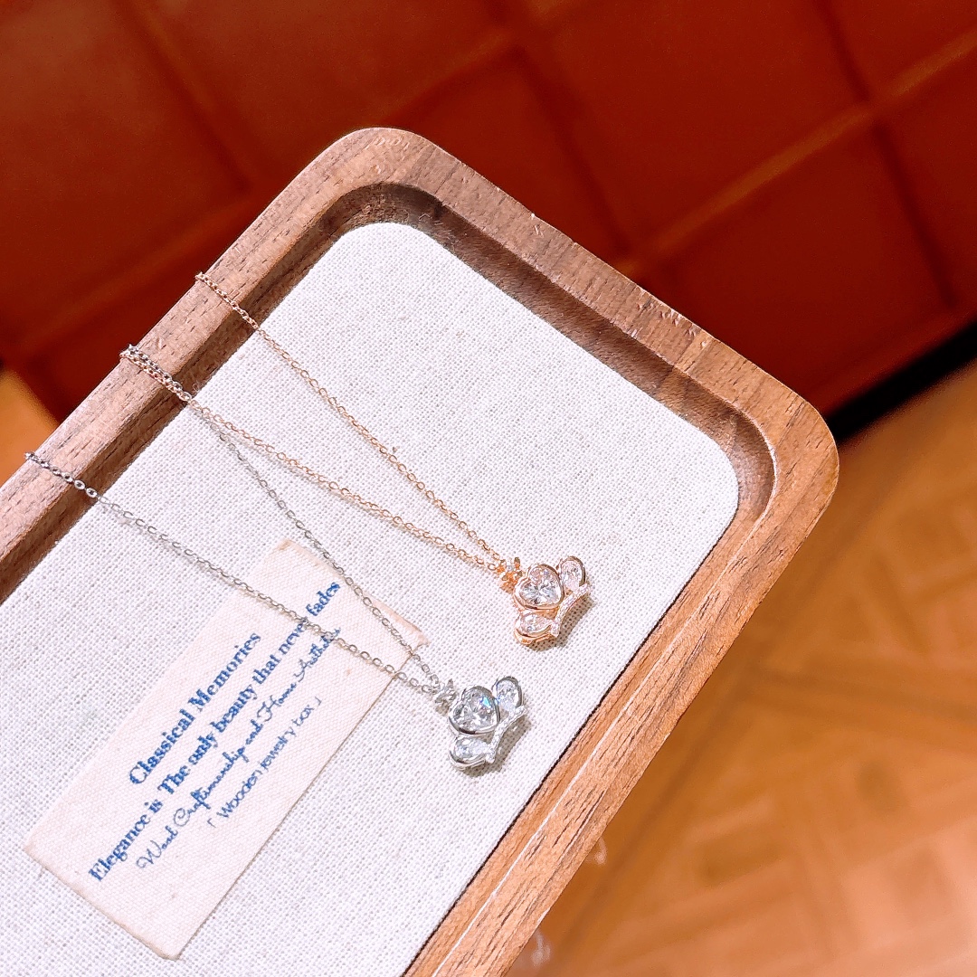 Low Allergy Silver Necklace Sweet Christmas Gold