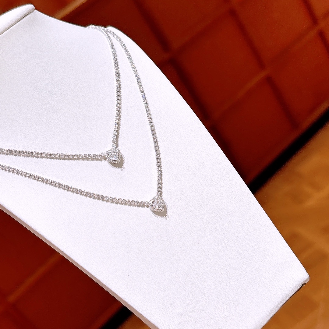 High Polish Silver Necklace Ultra Minimal Spring Festival Silver