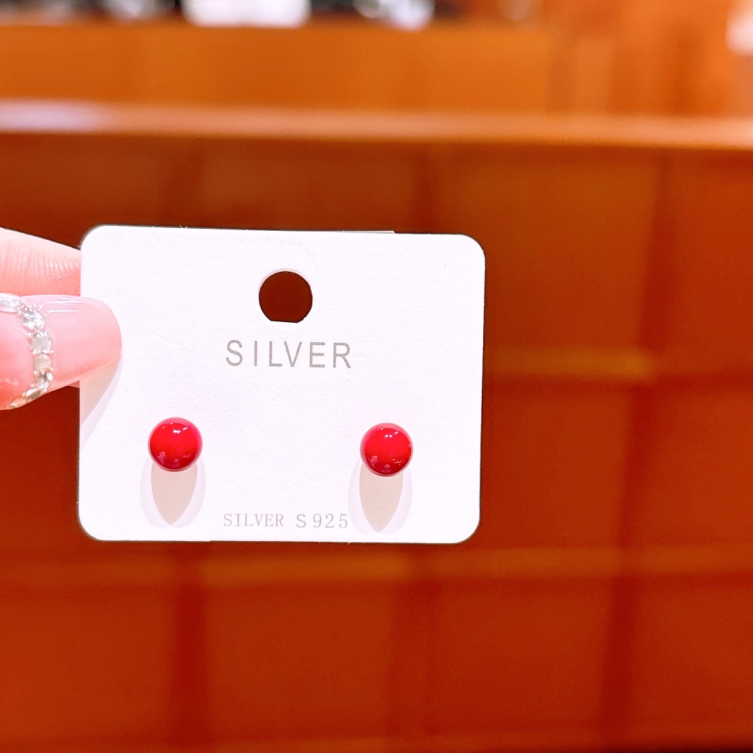 Solid Silver Earrings Sweet & Cool Workplace Gold