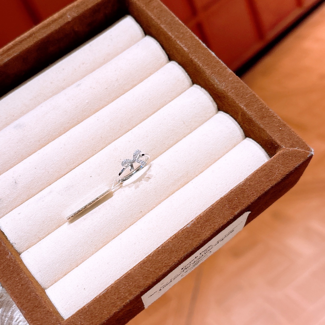 Fine Silver Ring Fashion Engagement Gold