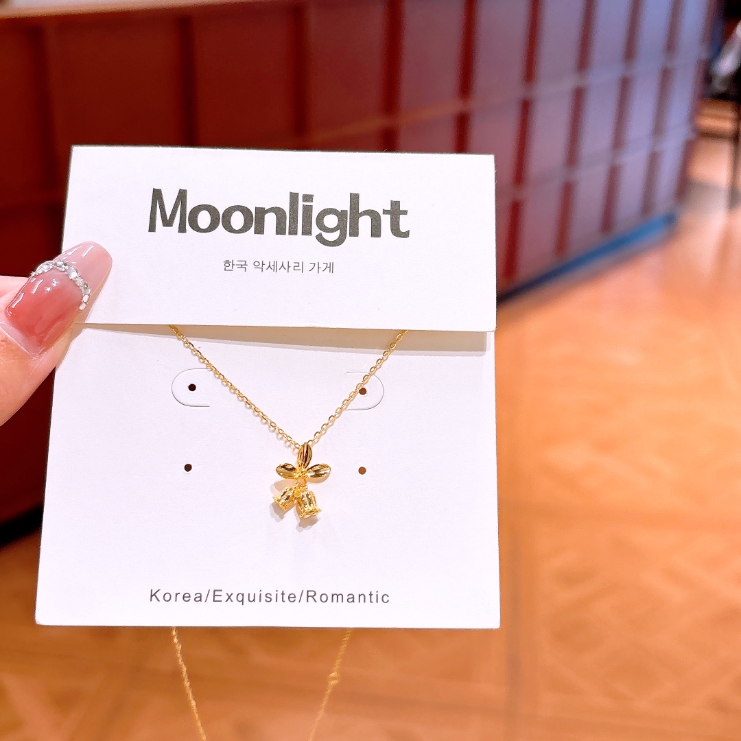 High Polish Silver Necklace Premium Date Night Gold