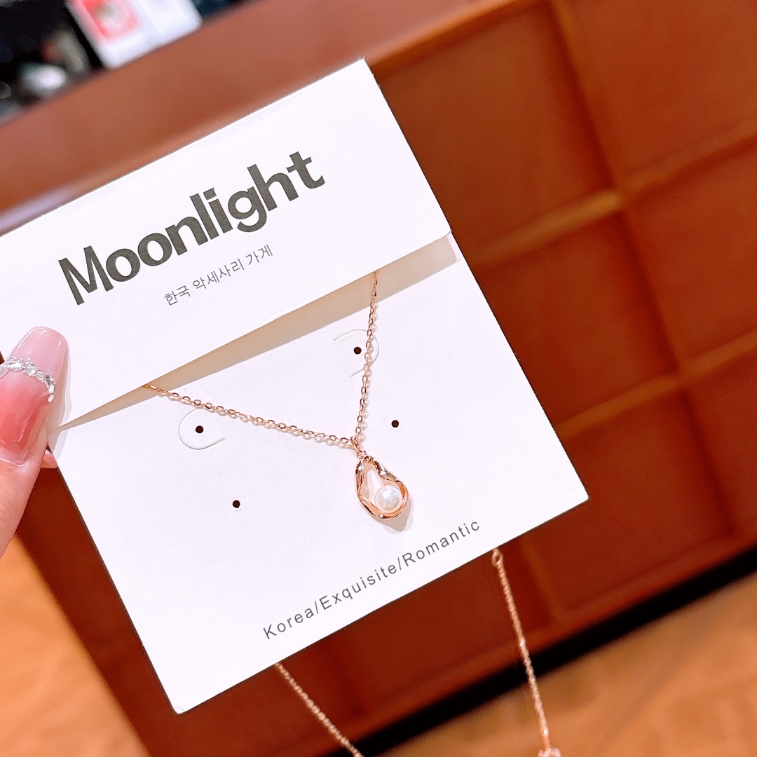 High Polish Silver Necklace Vintage Confession Gold