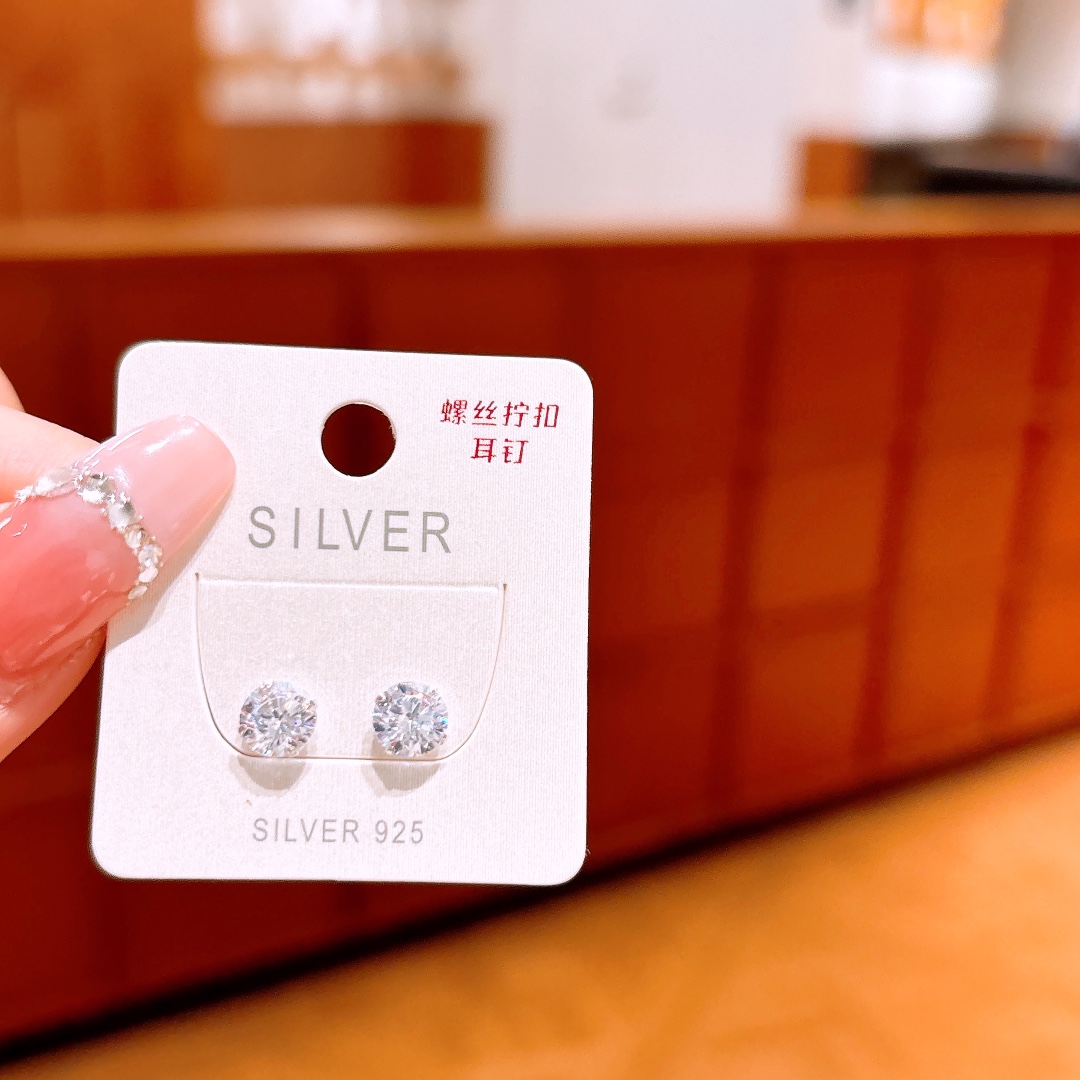 Low Allergy Silver Screw-back Studs Gentle Annual Party Gold