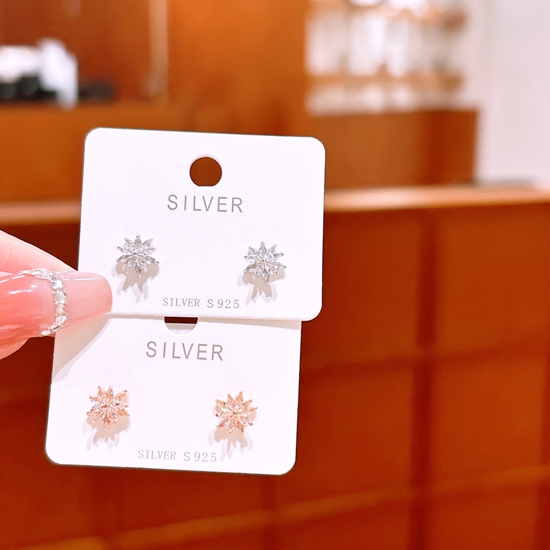 High Polish Silver Earrings Vintage Housewarming Silver