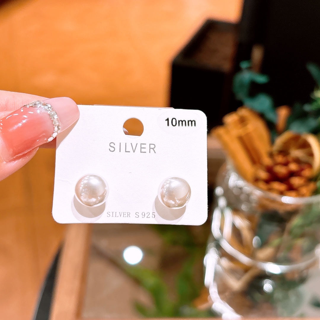 S925 Sterlingsilber Ohrringe Elegant Hochzeitsgeschenk Silber